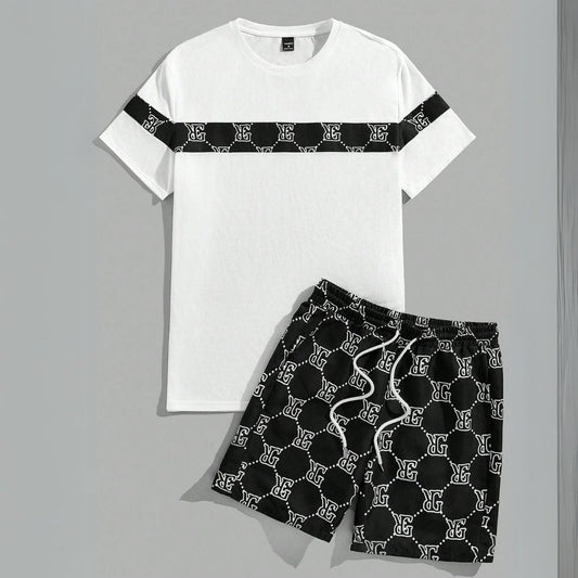 Herren-Set Barnes - Kurzarm-T-Shirt und Shorts