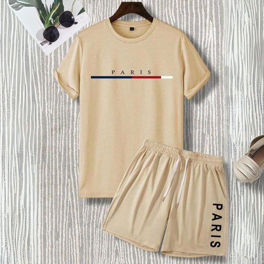Herren-Premium-Set Paris - T-Shirt und Shorts