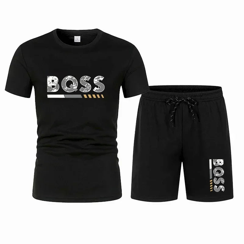 Herren Sommer Sportset - 2-teilig in Weiß