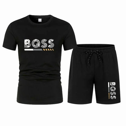 Herren Sommer Sportset - 2-teilig in Weiß